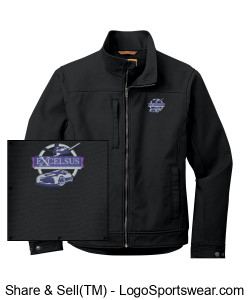 Excelsus Men's Duck Bonded Soft Shell Jacket Design Zoom
